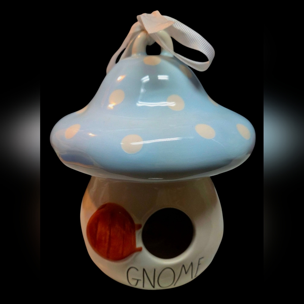 Rae Dunn Mushroom Birdhouse